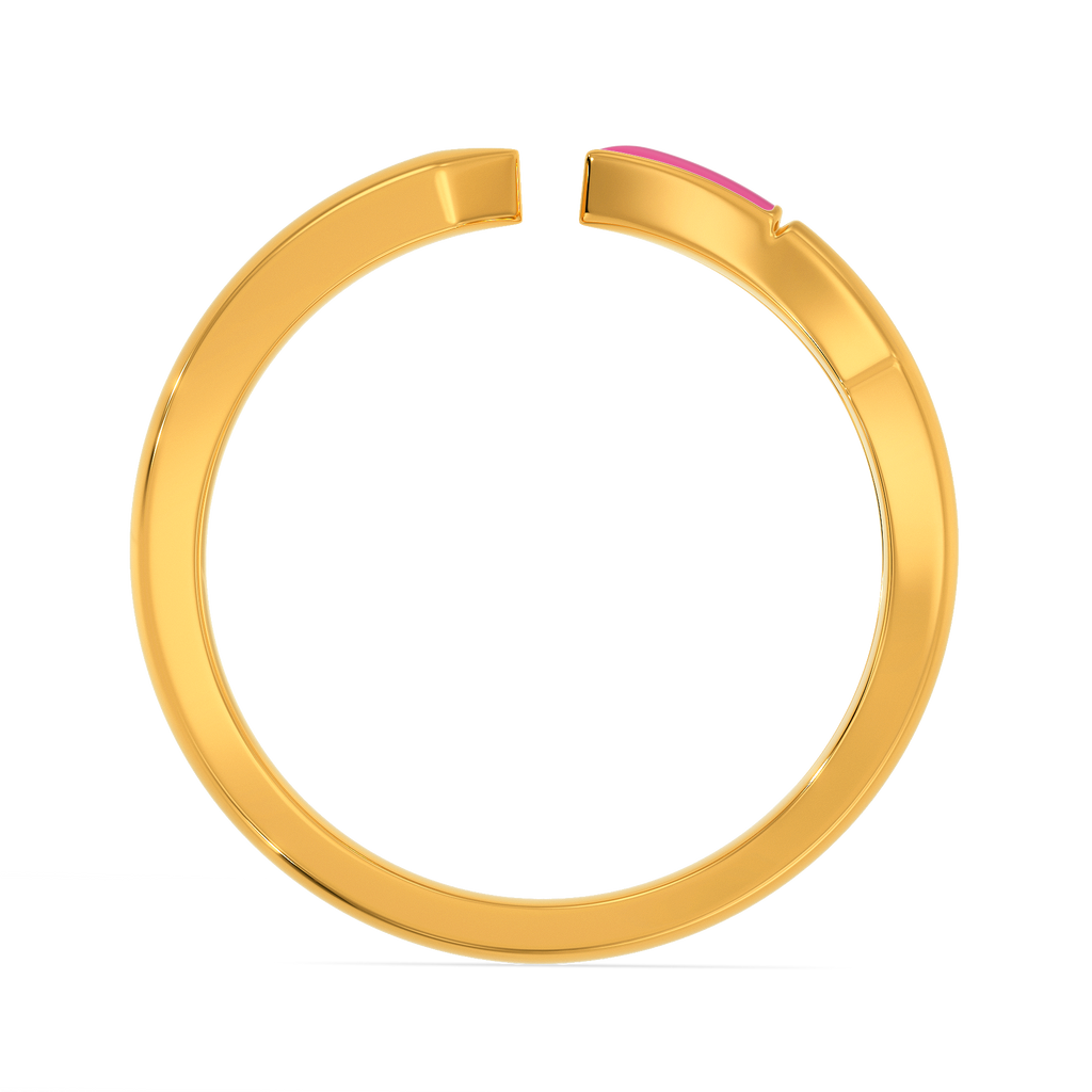Fuchsia Fun Gold Rings image