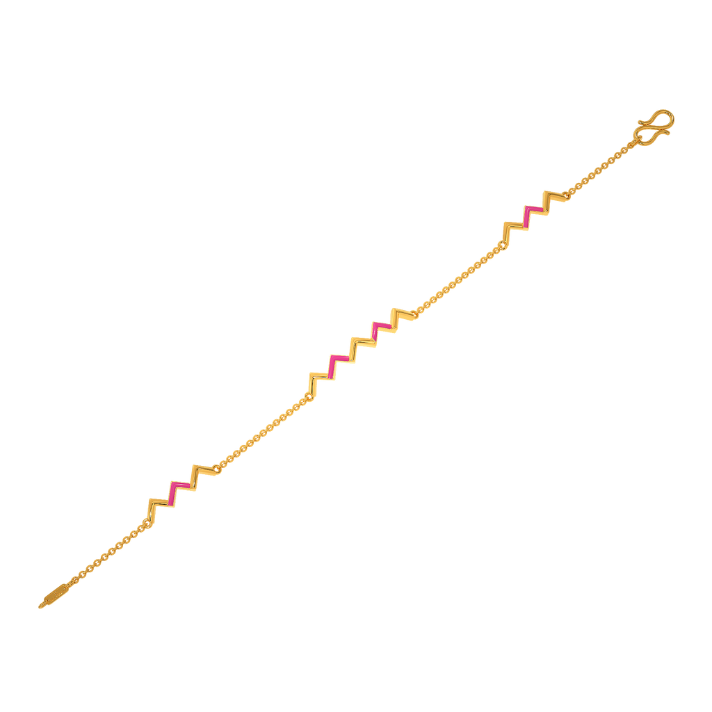 Pinkin Glory Gold Bracelets