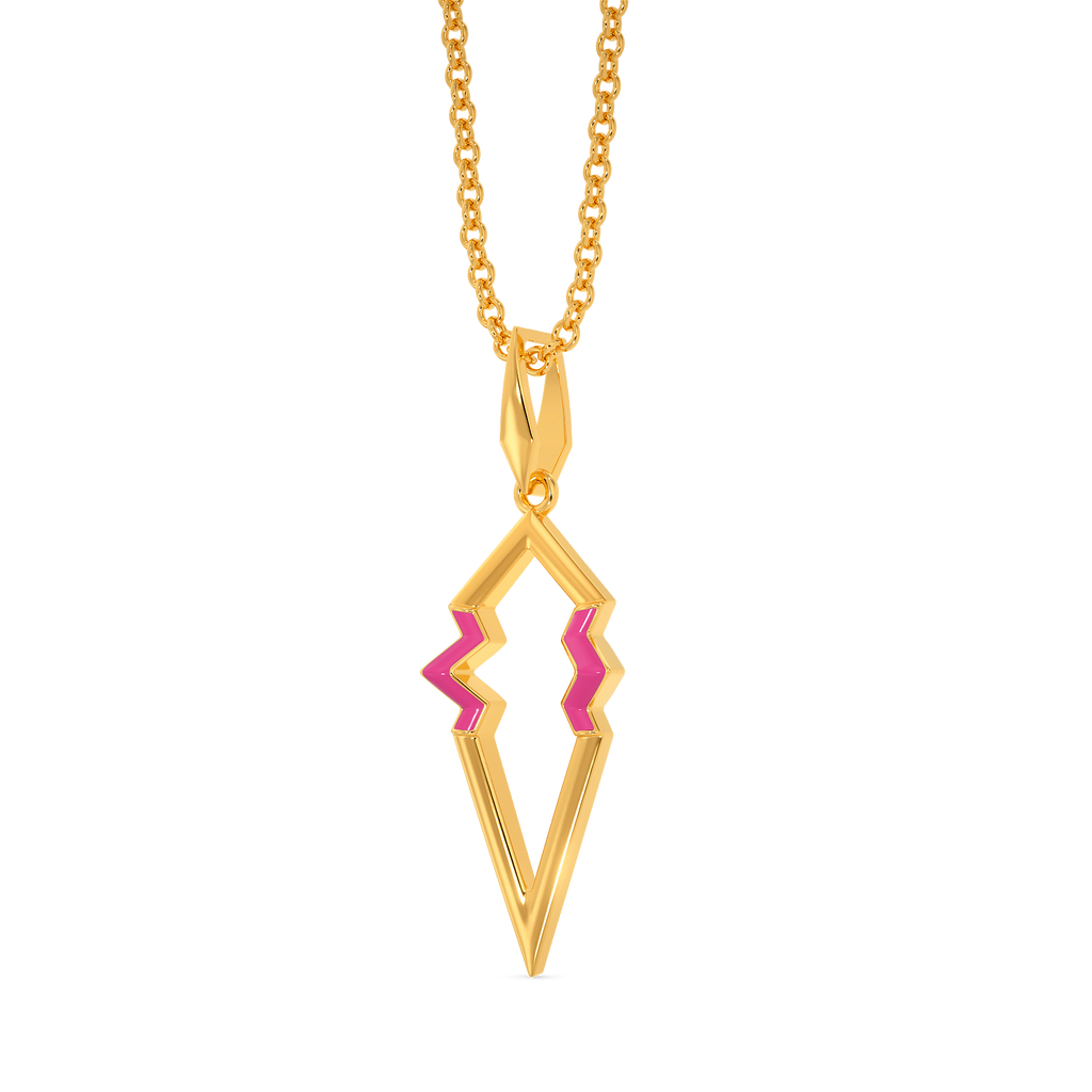 Pinkin Glory Gold Pendants