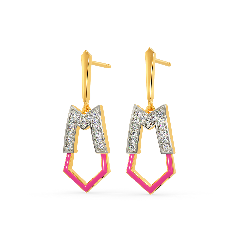 State Of Pink Diamond Earrings