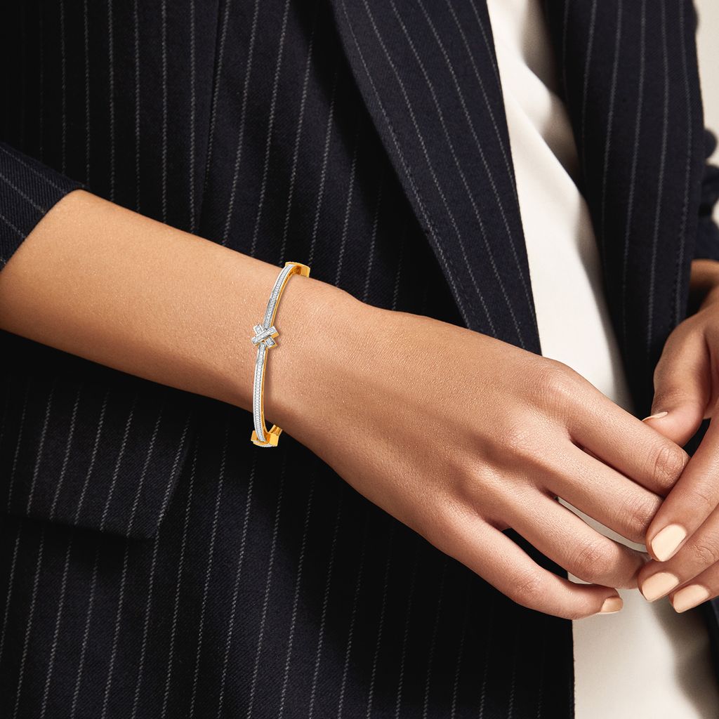 Flap Flex Diamond Bangles