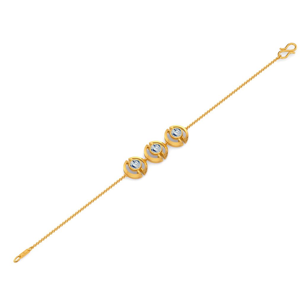 Circle of Tie & Dye Gold Bracelets