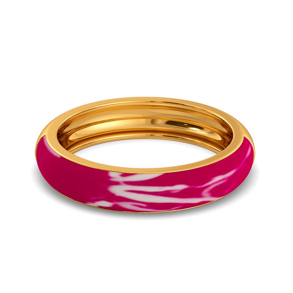 Dyed in Pink Gold Rings alternate view 3
