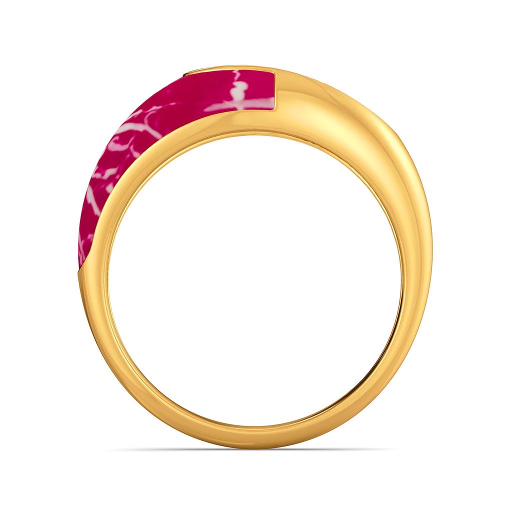 The Pink Wink Gold Rings image