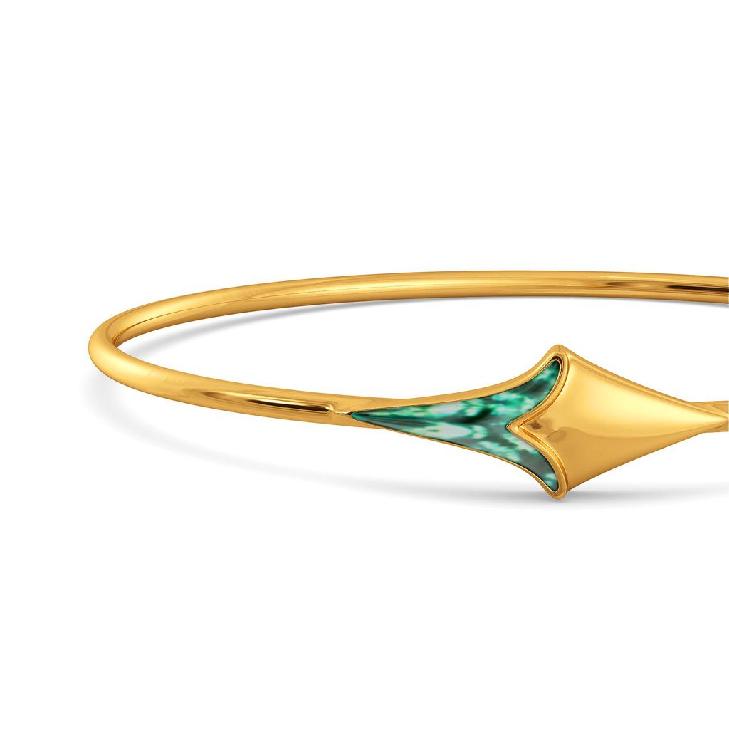 Pop O Green Gold Bangles