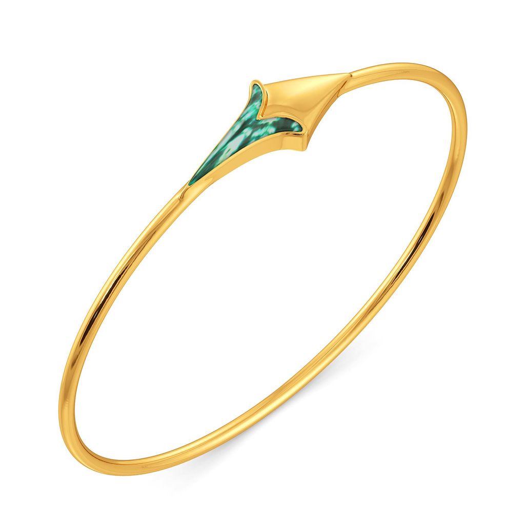 Pop O Green Gold Bangles