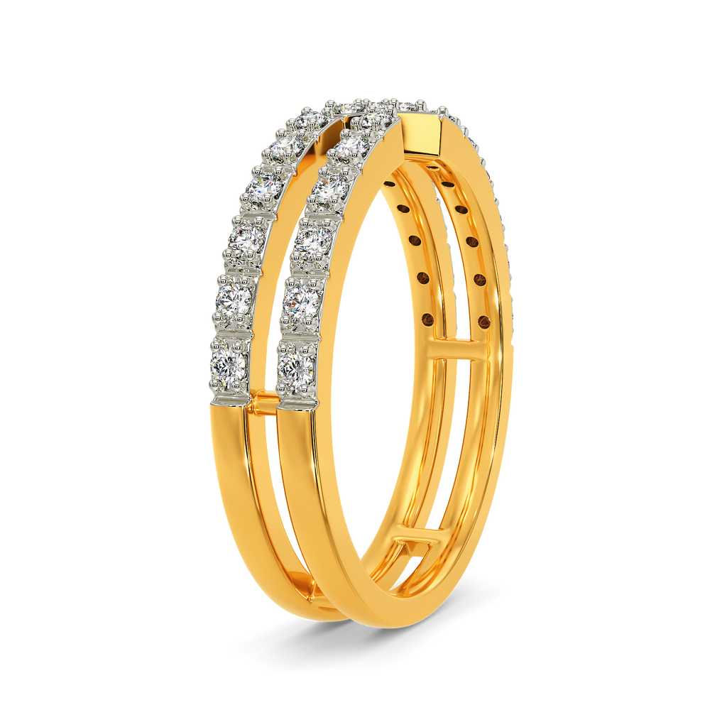 Tartan Touch Diamond Rings For Men image