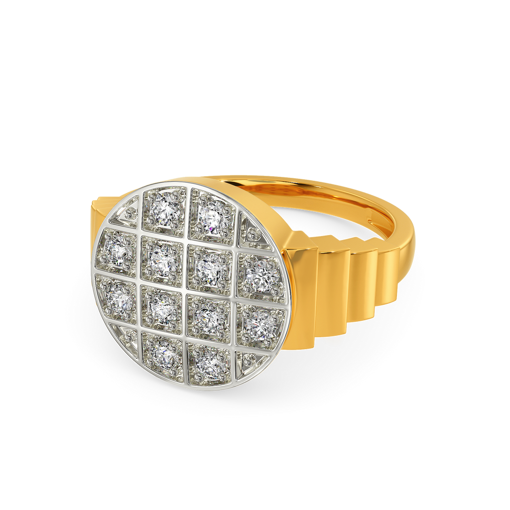 Revival of Classic Diamond Rings For Men alternate view 2