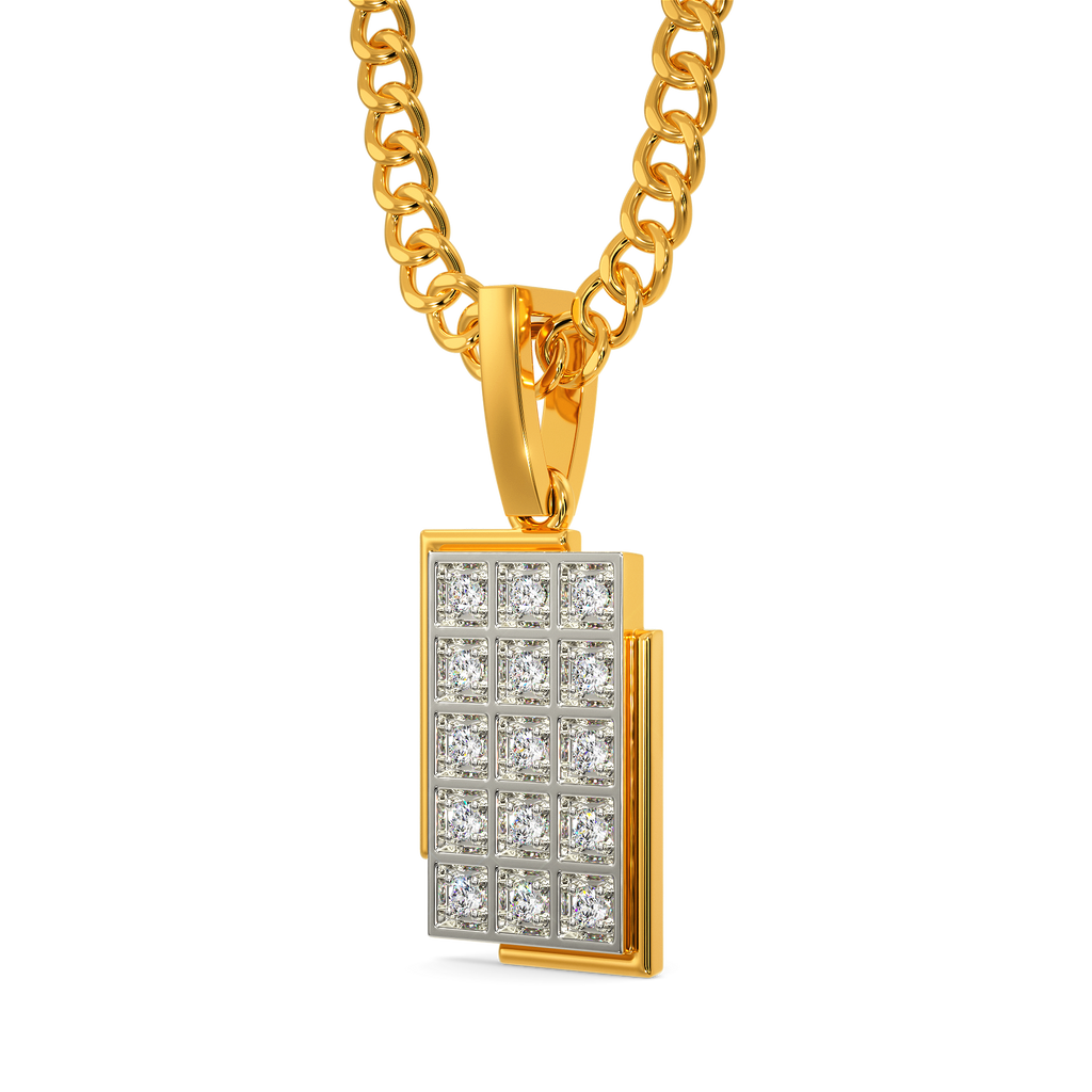 Time After Tartans Diamond Pendants For Men