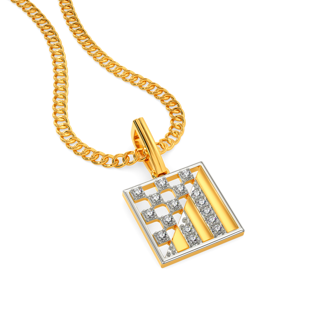 Tartan Thursdays Diamond Pendants For Men