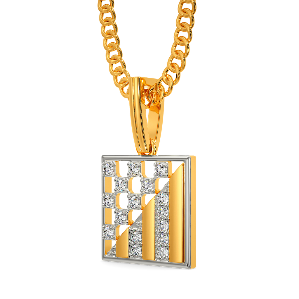 Tartan Thursdays Diamond Pendants For Men