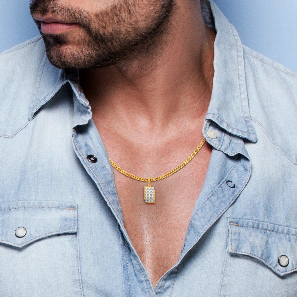 Time After Tartans Diamond Pendants For Men