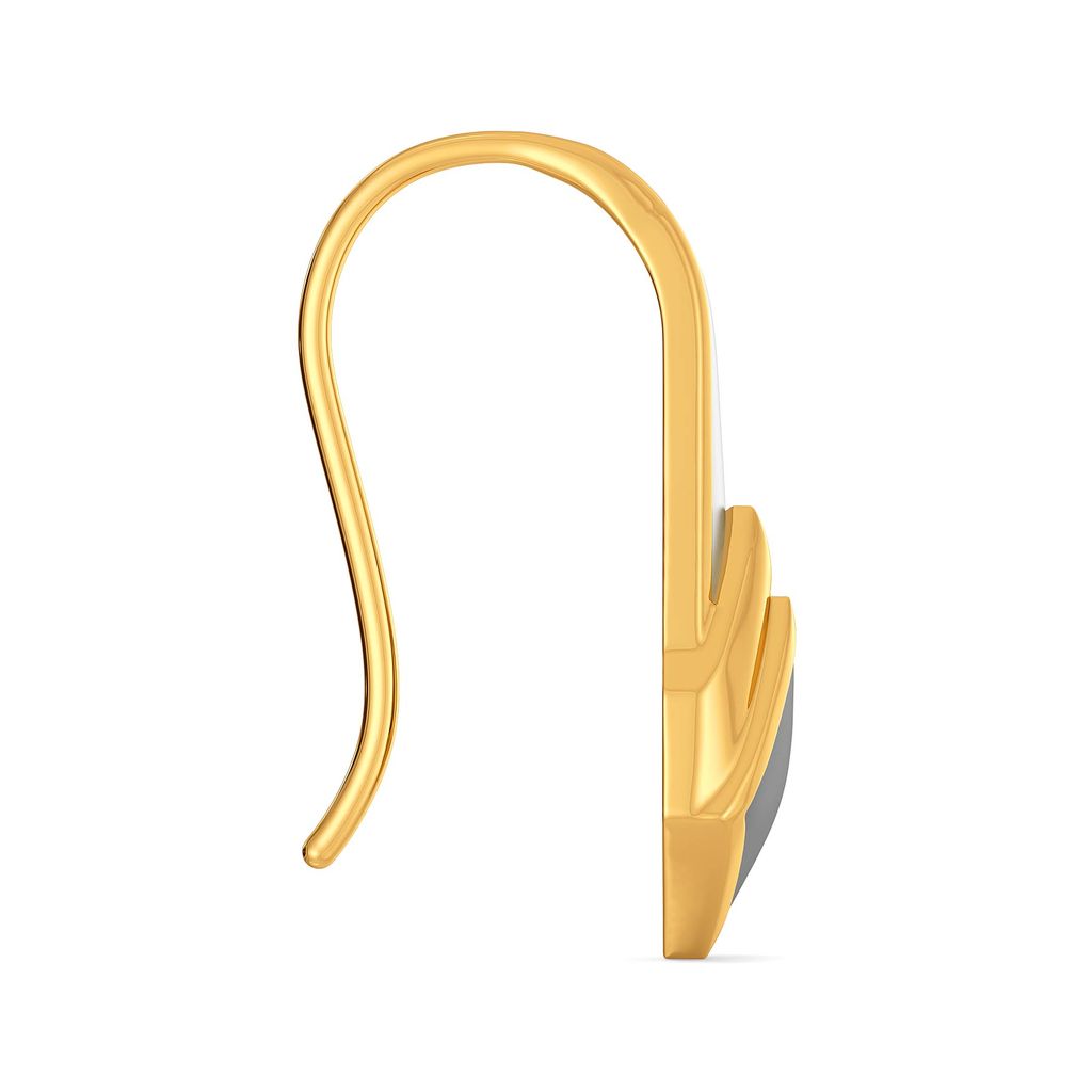 Monday Greys Gold Earrings