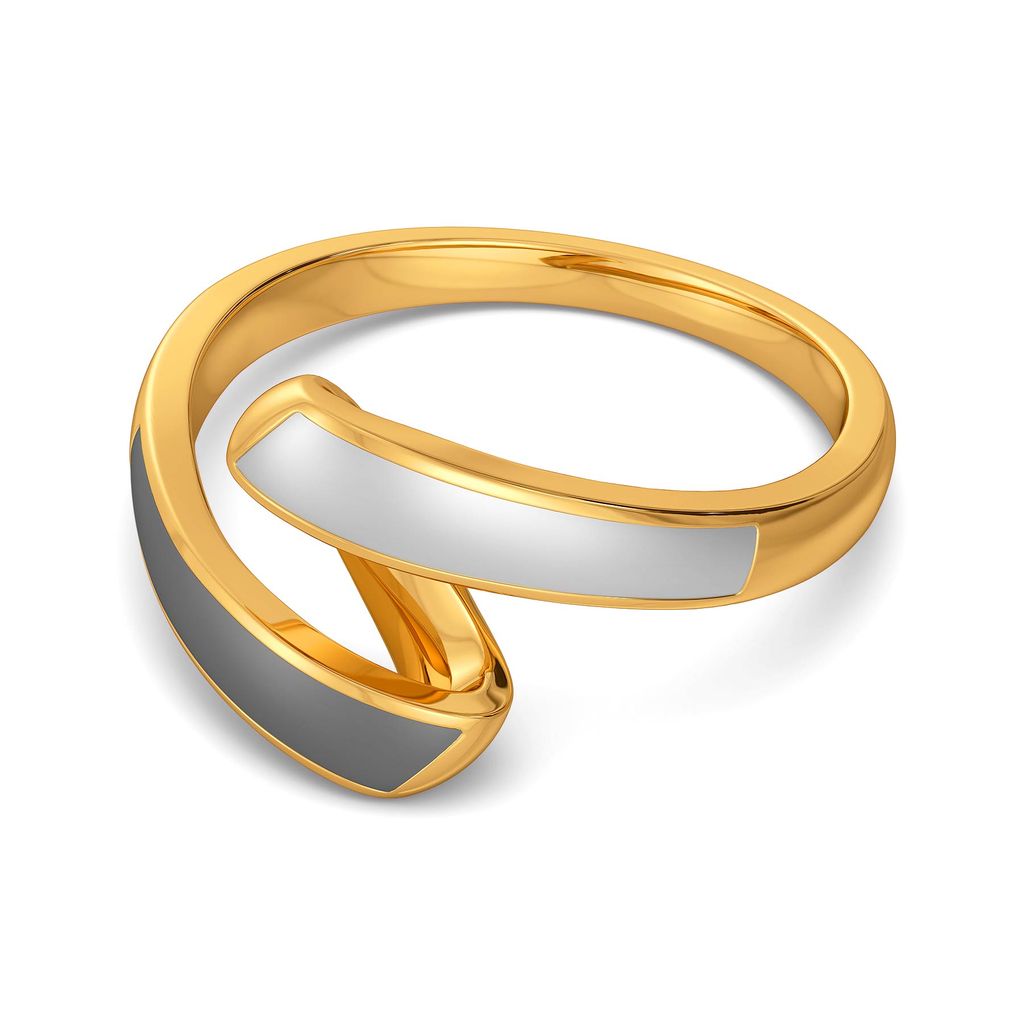Slay In Grey Gold Rings image
