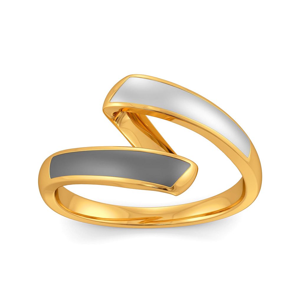 Slay In Grey Gold Rings alternate view 3