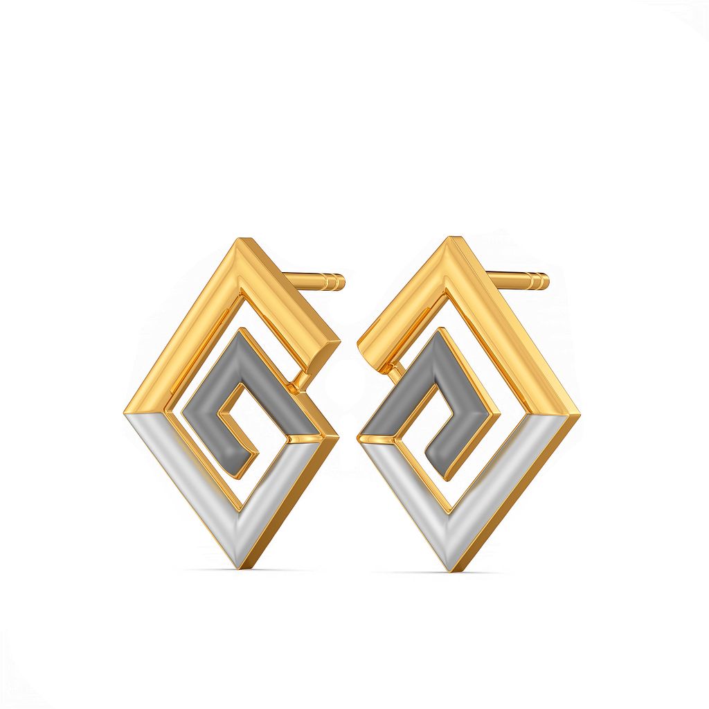 Power Meet Gold Earrings