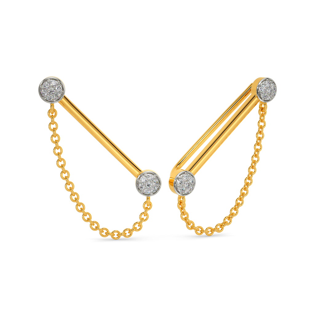 String Mania Diamond Earrings