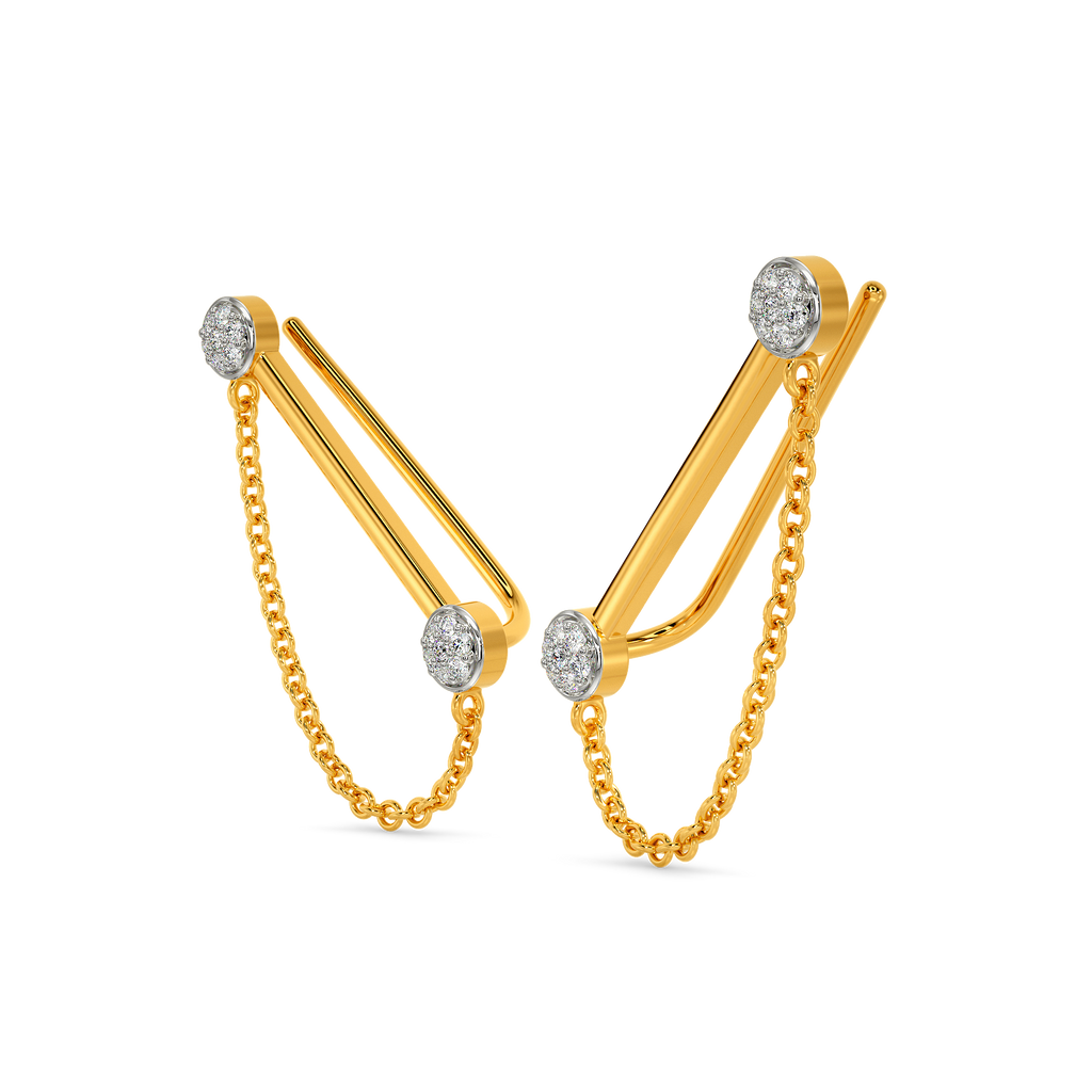 String Mania Diamond Earrings