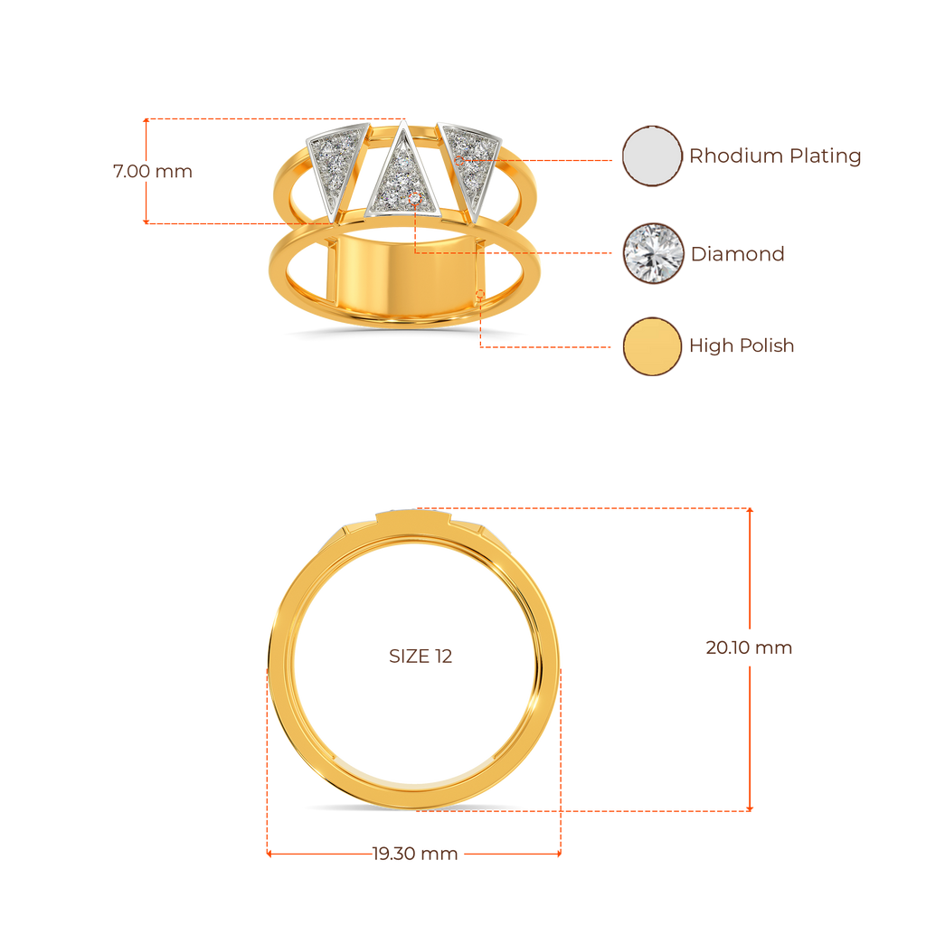String Connection Diamond Rings image