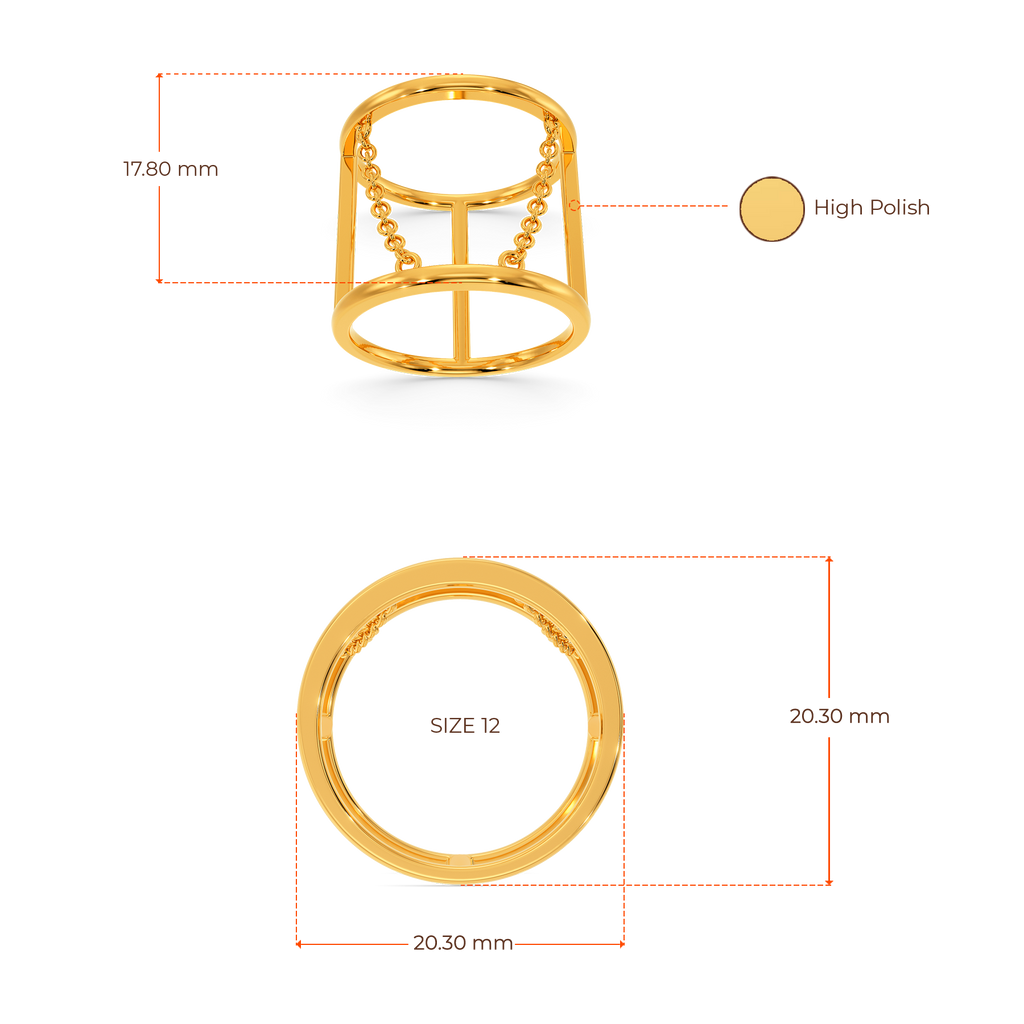 String It Up Gold Rings image