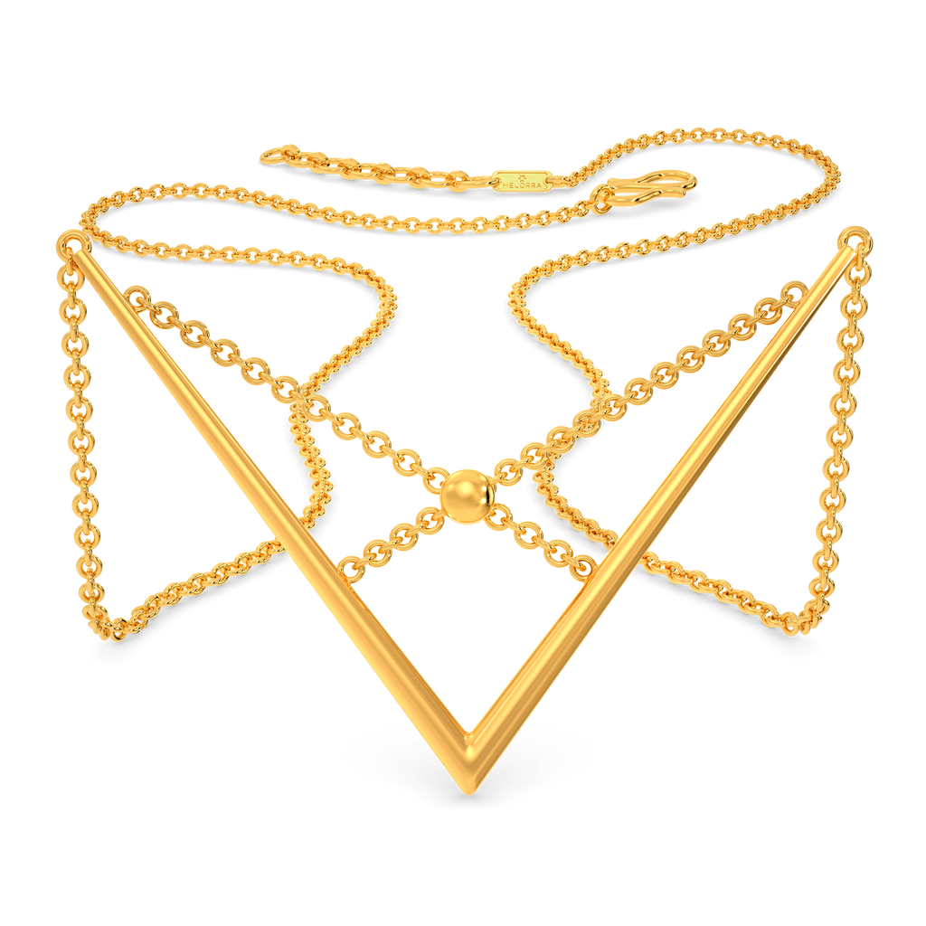 Stringed Love Gold Necklaces
