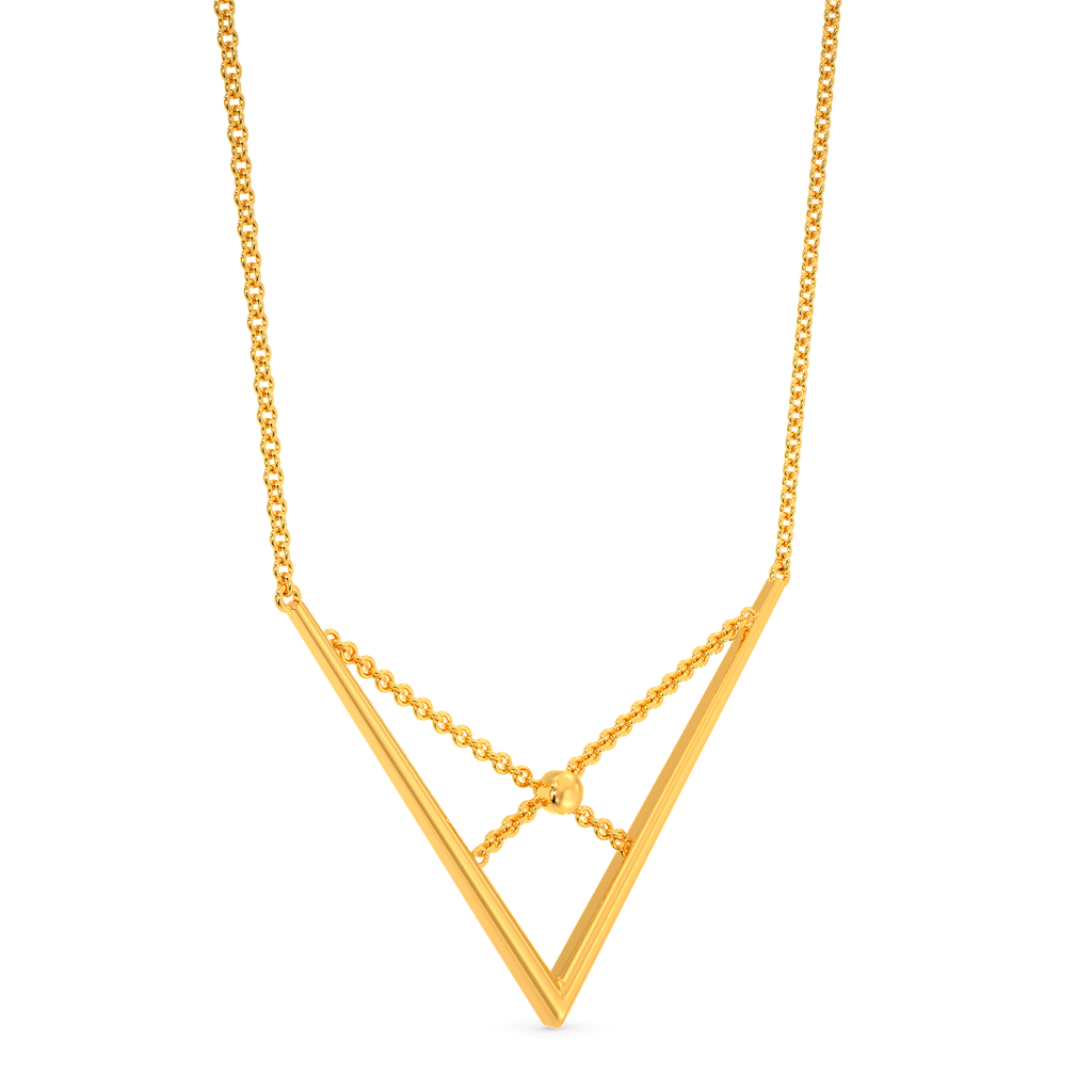 Stringed Love Gold Necklaces