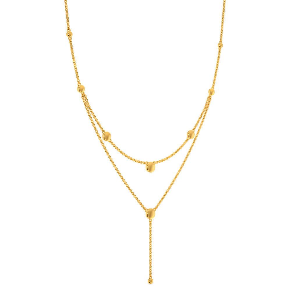 Love Attached Gold Necklaces
