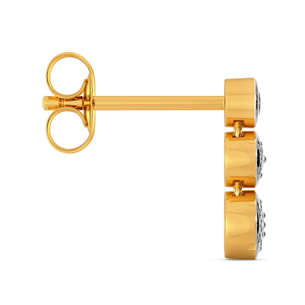 Trio Talk Diamond Earrings