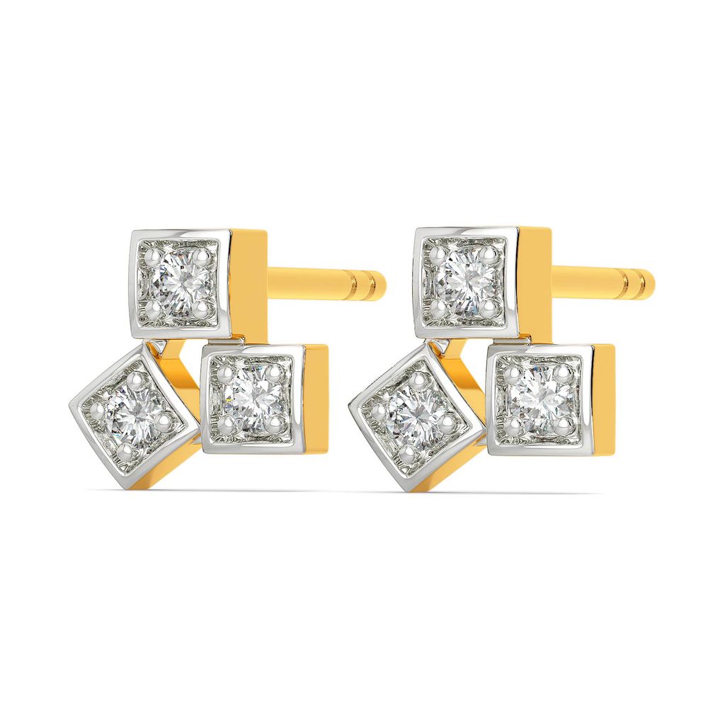 Trinket Trilogy Diamond Earrings