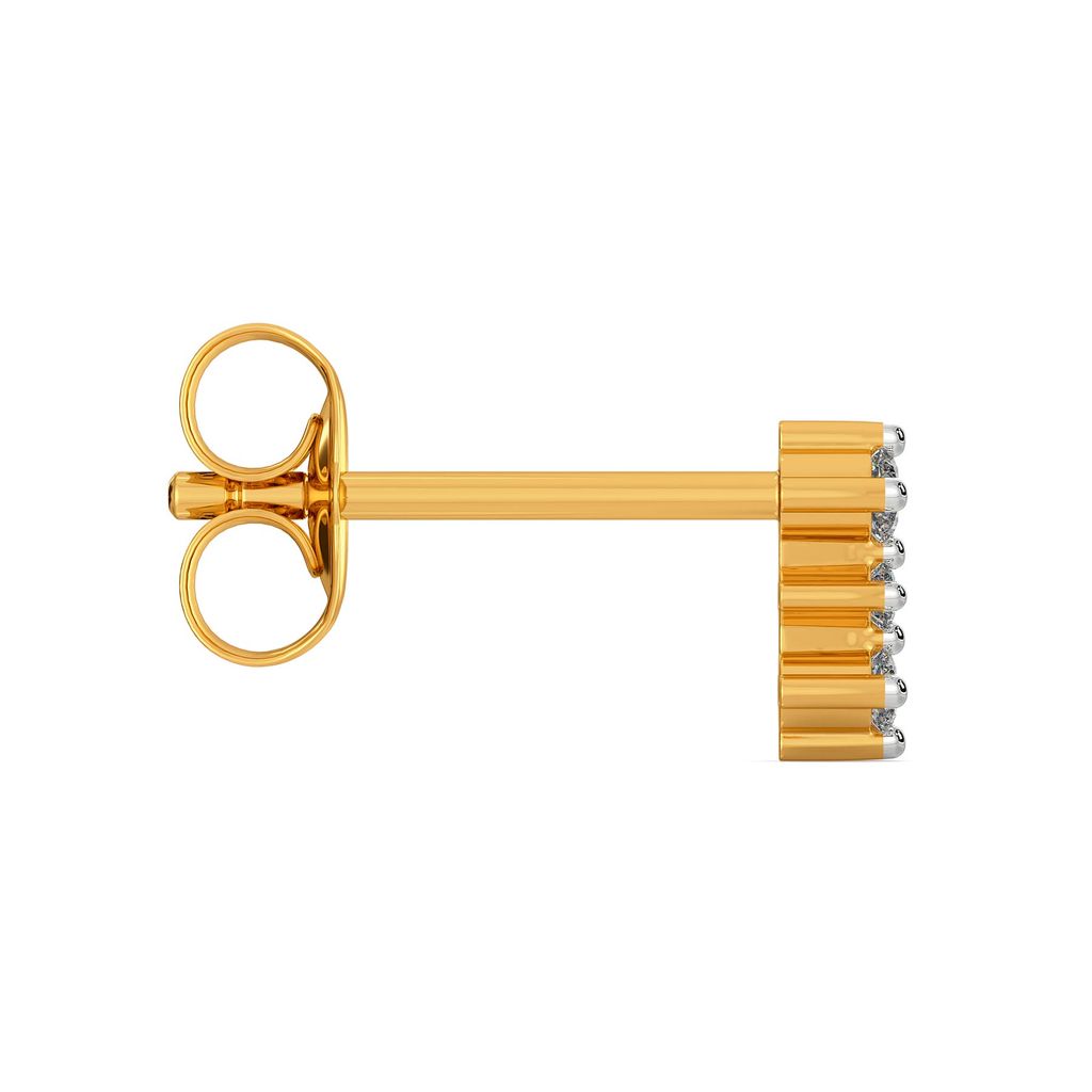 Connect Three Diamond Earrings