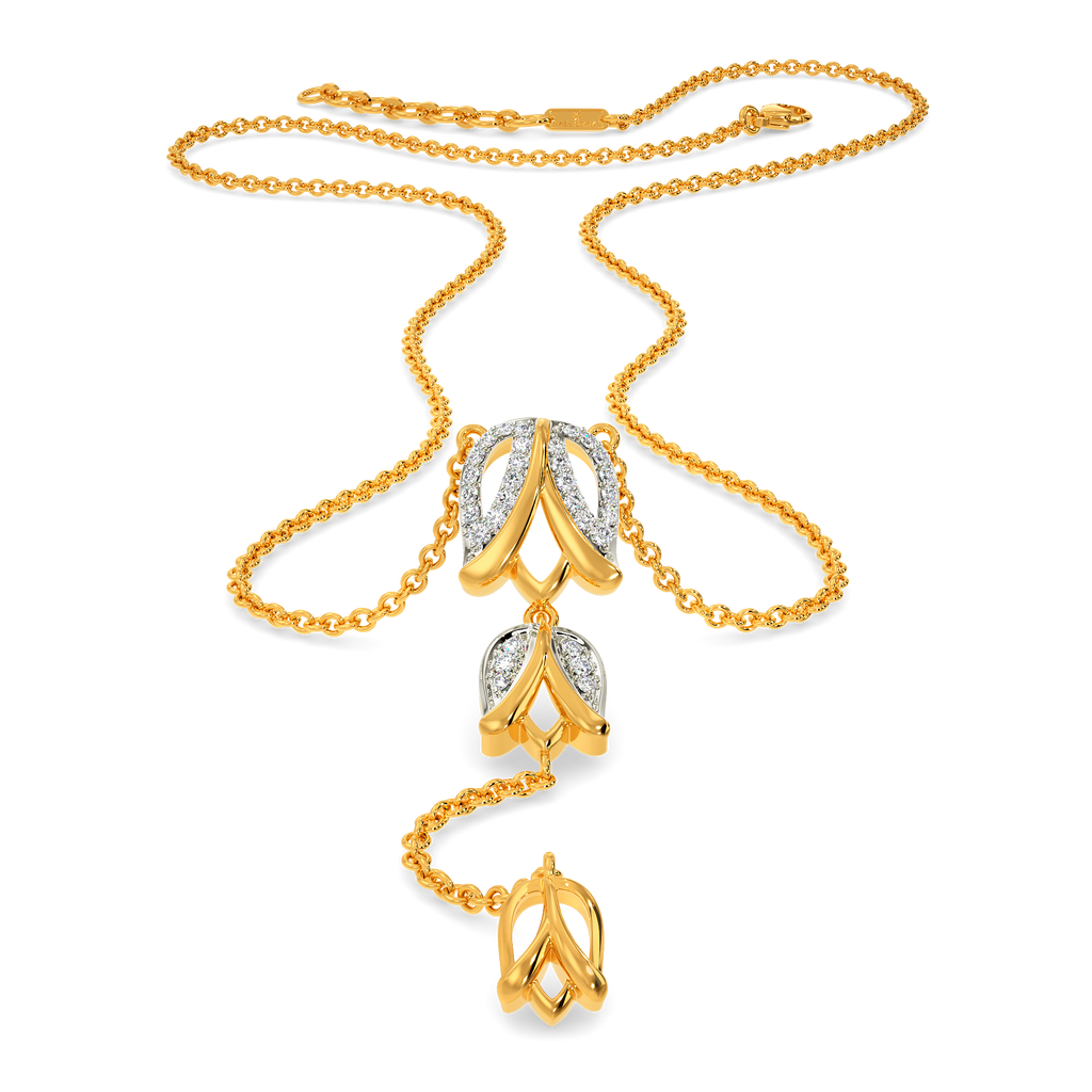 Tulip Daze Diamond Necklaces