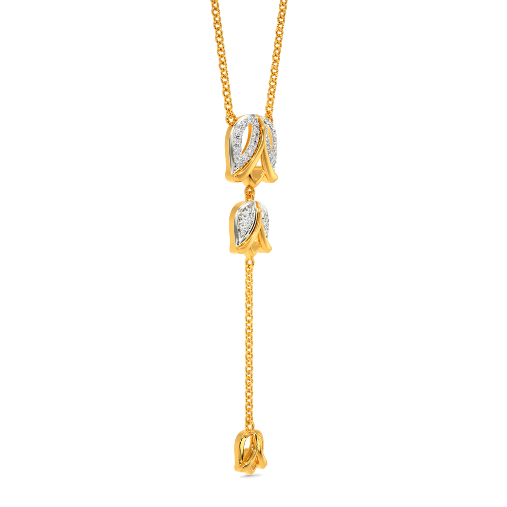 Tulip Daze Diamond Necklaces