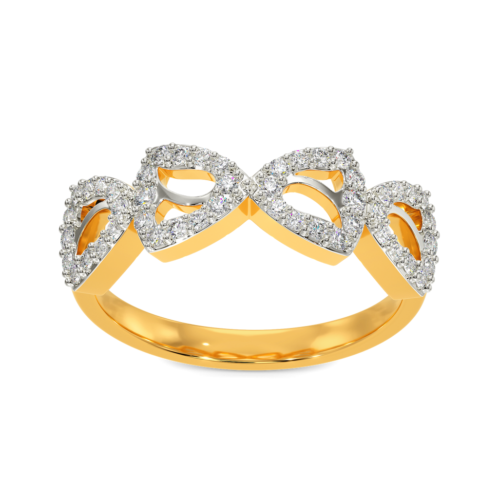 Enveloped In Tulips Diamond Rings alternate view 3