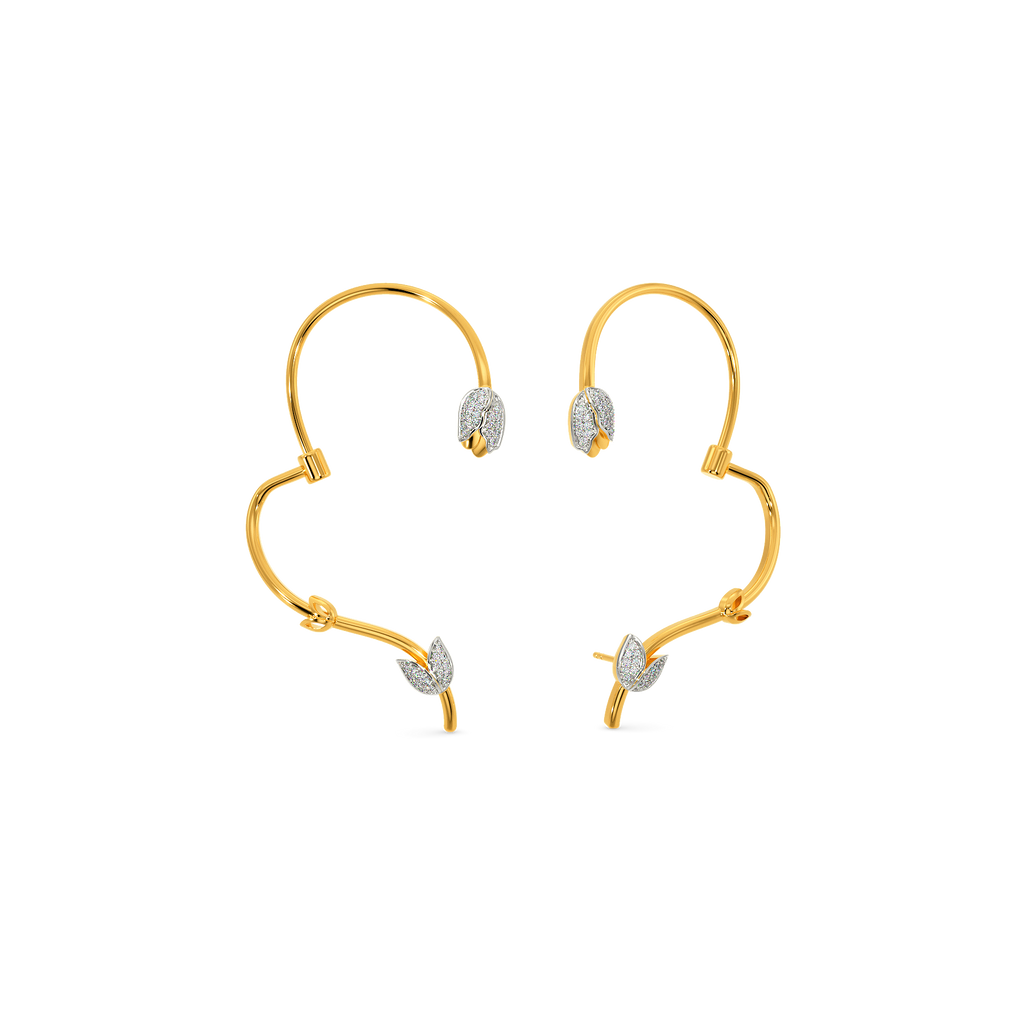 Tulip Essence Diamond Earrings