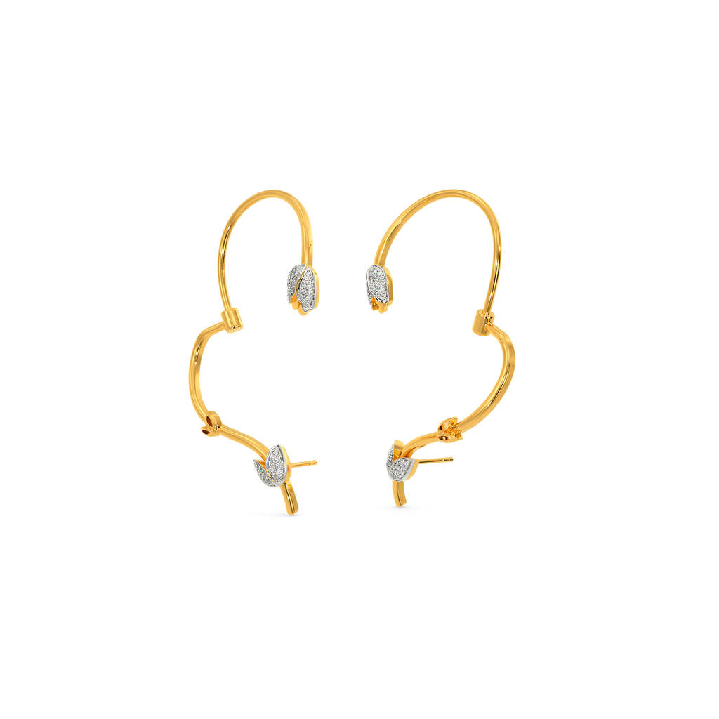 Tulip Essence Diamond Earrings