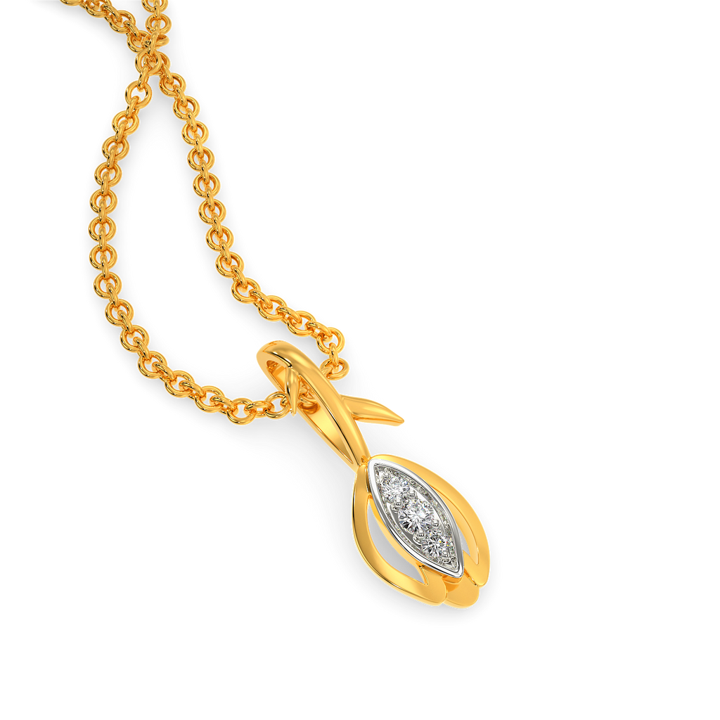 Love Is Tulips Diamond Pendants