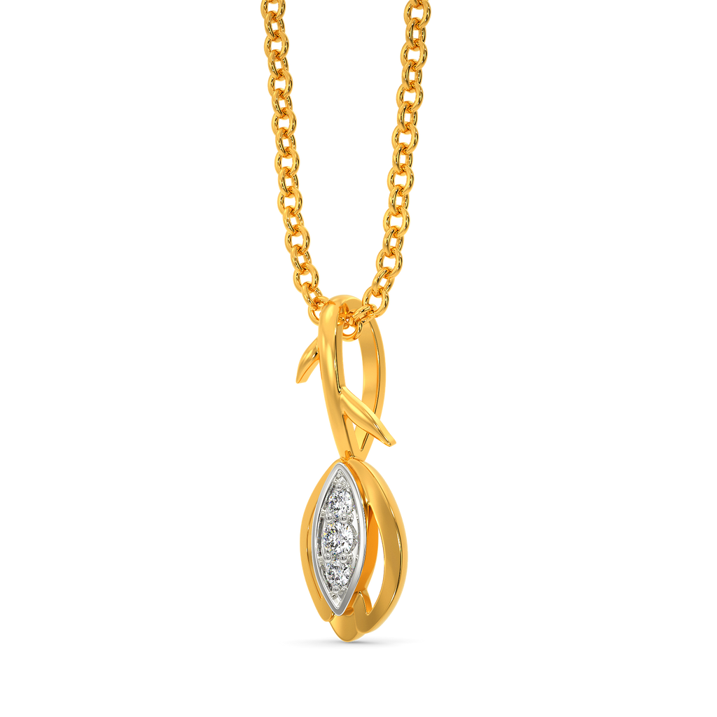 Love Is Tulips Diamond Pendants