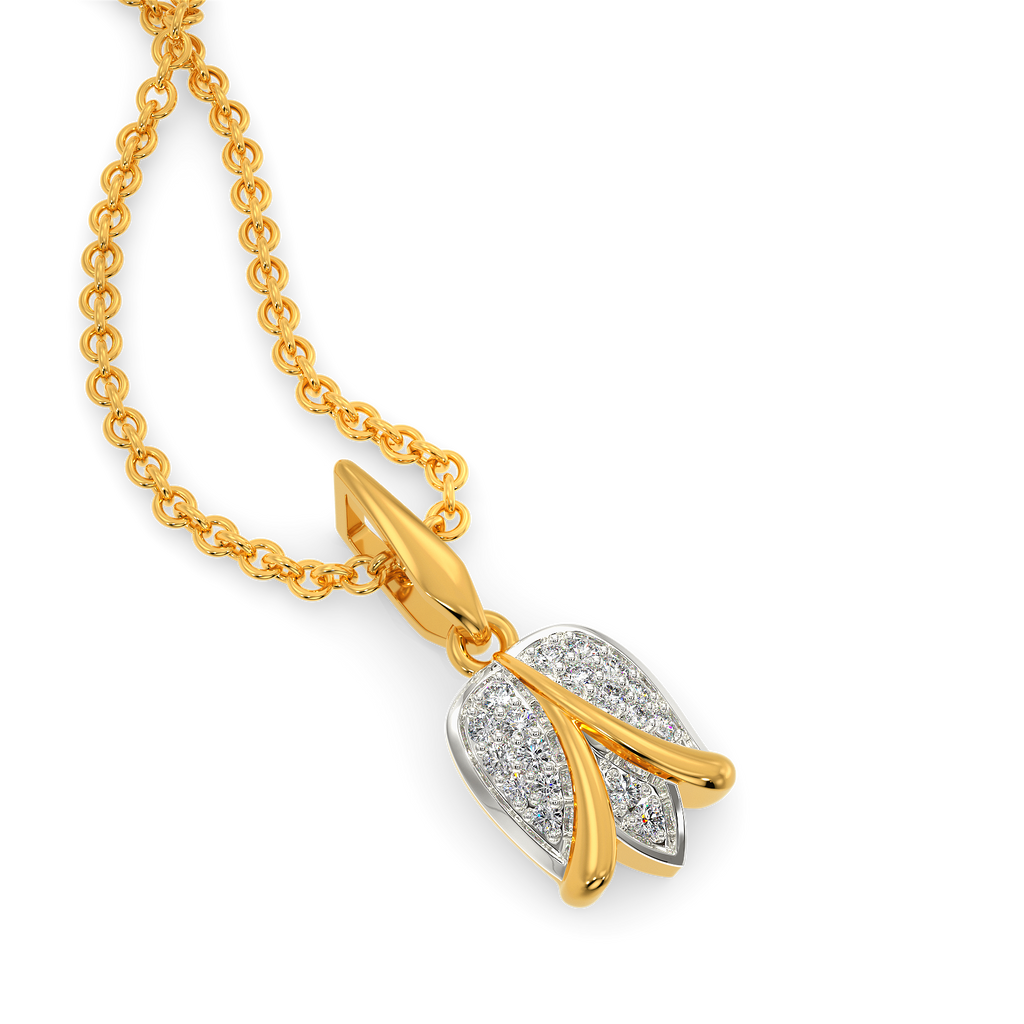 Crazy About Tulips Diamond Pendants