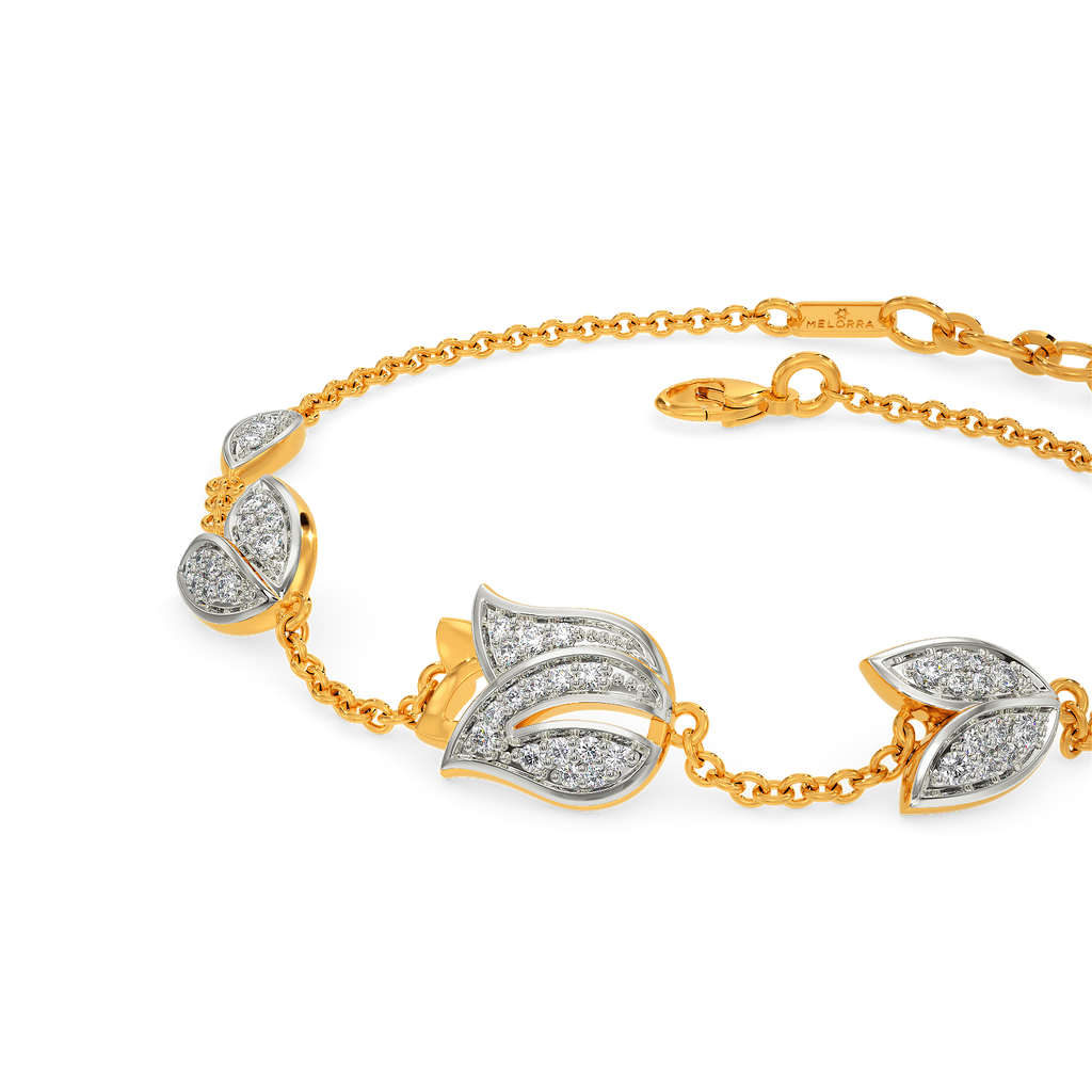 Just Tulips Diamond Bracelets