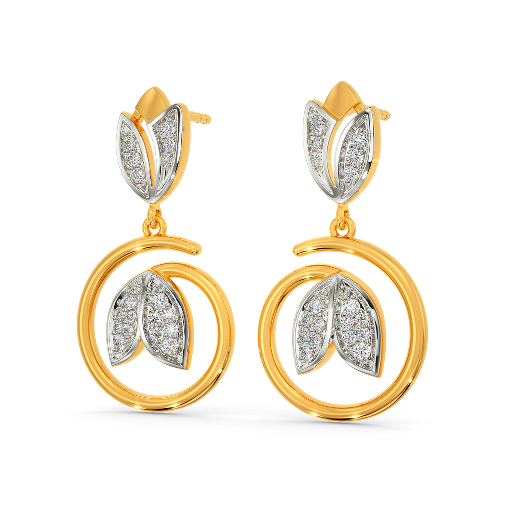 Just Tulips Diamond Earrings