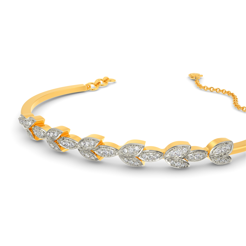 Just Tulips Diamond Bangles