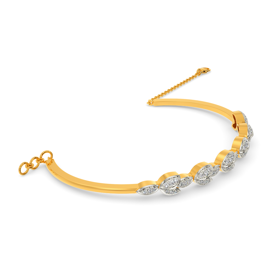 Just Tulips Diamond Bangles