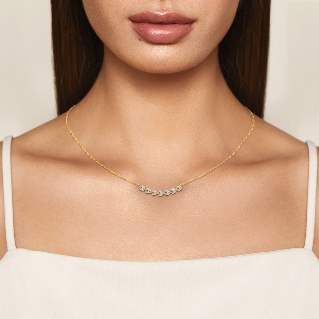 Tulip Essence Diamond Necklaces