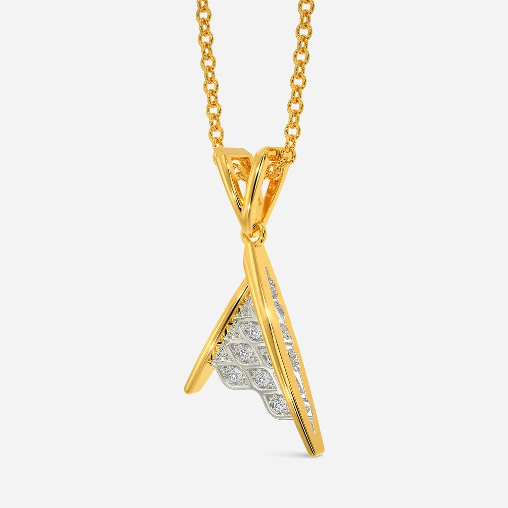 Knits Maze Diamond Pendants
