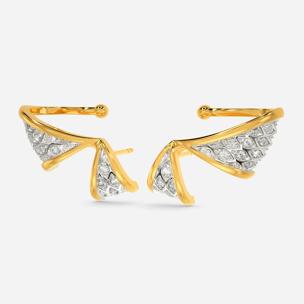 Knits n Dimes Diamond Earrings