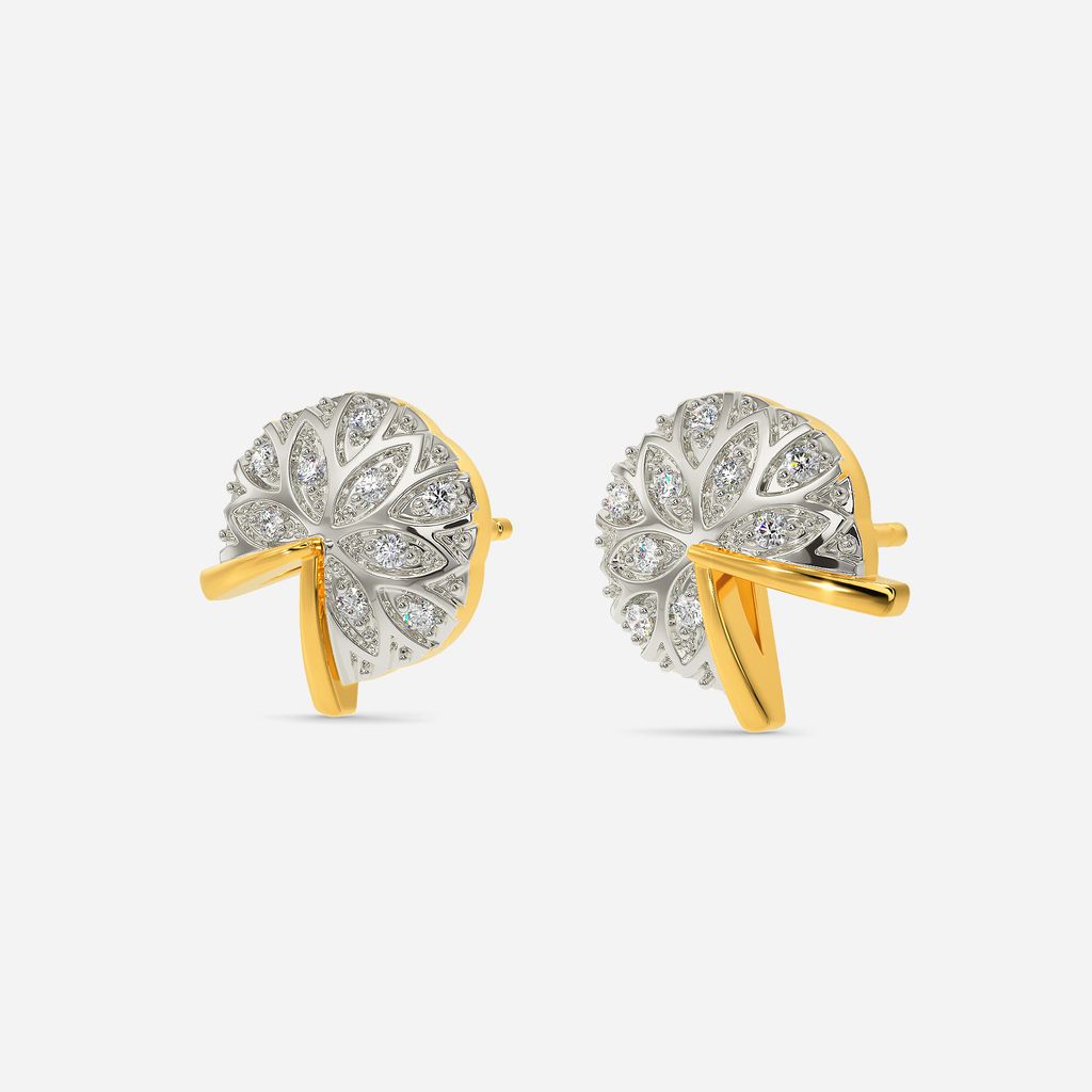 Line Up Knitly Diamond Earrings