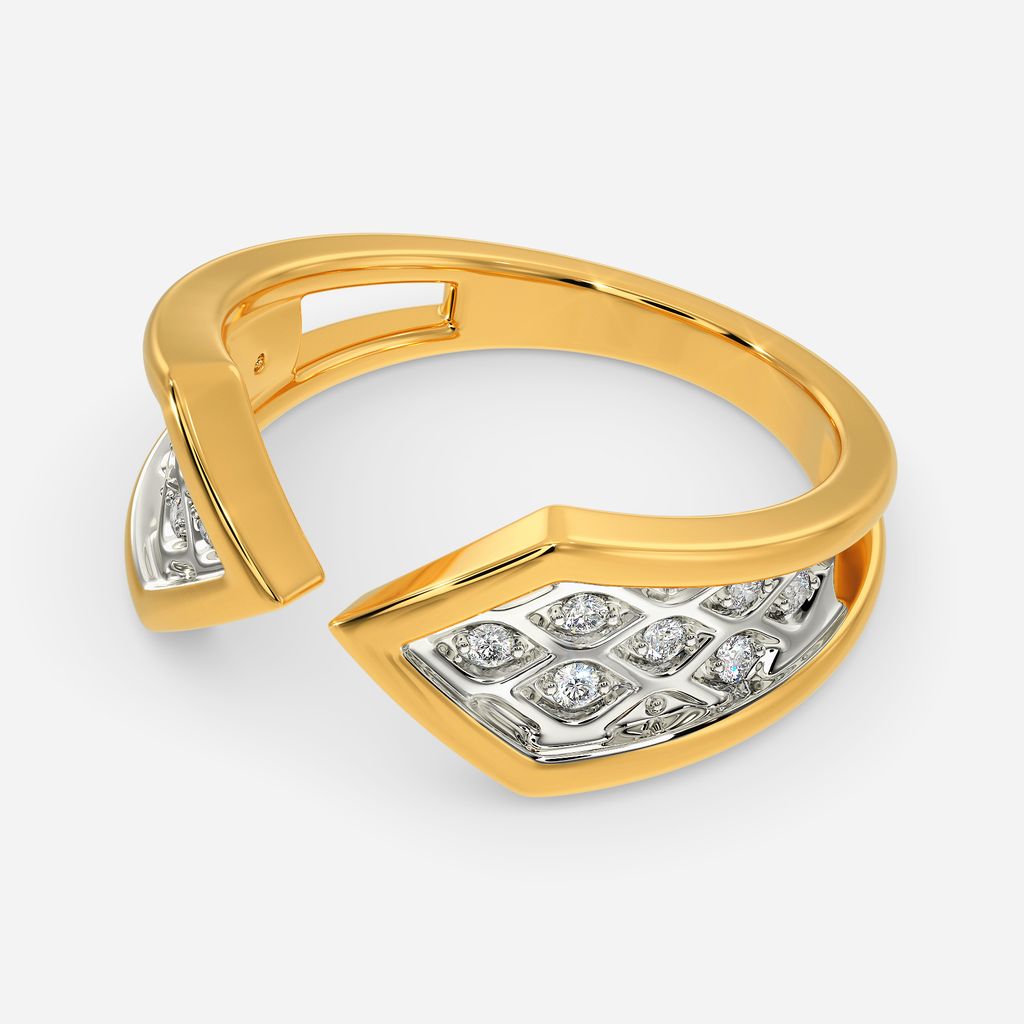 Knit Neat Edge Diamond Rings alternate view 2