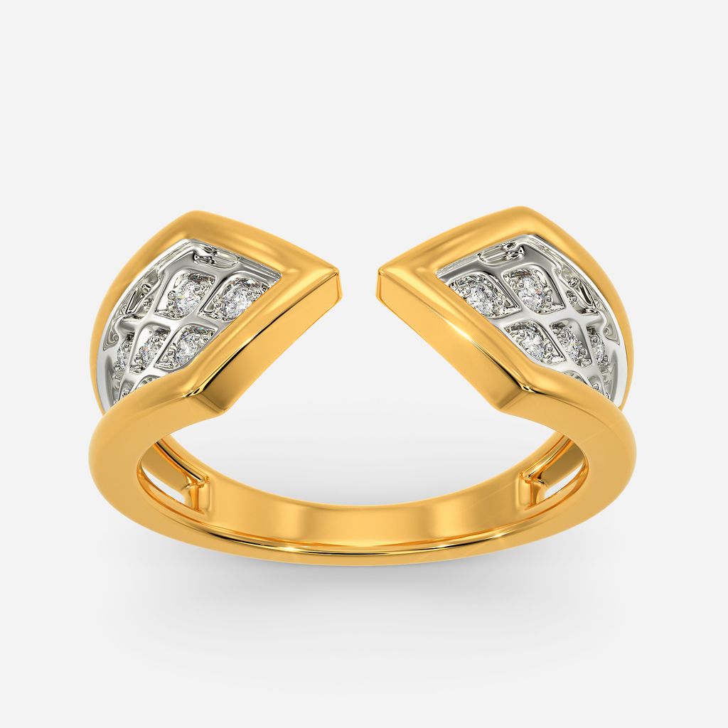 Knit Neat Edge Diamond Rings alternate view 3