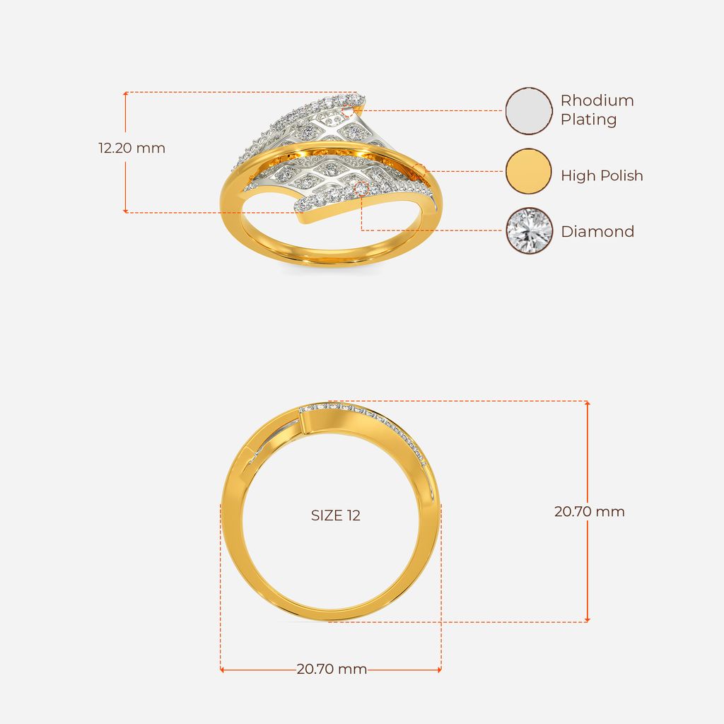 Knit Whimsy Diamond Rings image