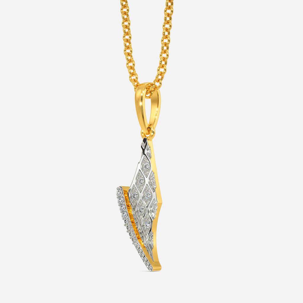 Knit Whimsy Diamond Pendants